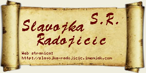 Slavojka Radojičić vizit kartica